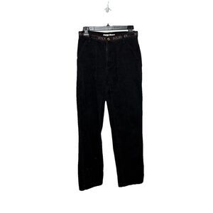 Tommy Hilfiger Jeans Black Denim Size 4 Womens Spellout Waistband Pockets